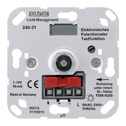 Механизм электронного потенциометра 1-10В, JUNG, 2А