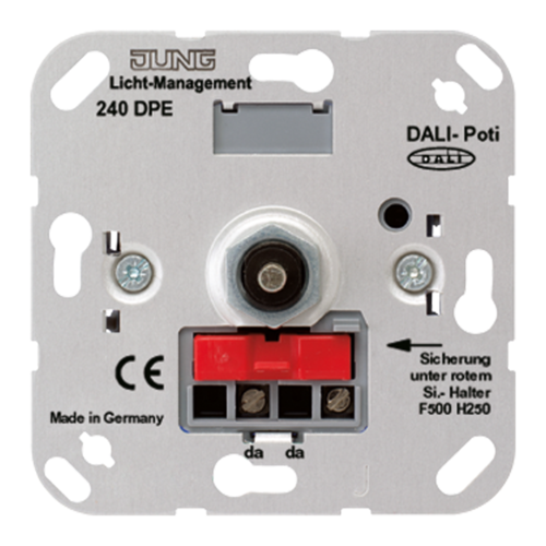Электронный потенциометр поворотно-нажимной JUNG, без блока питания