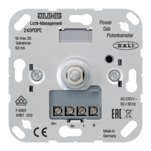 Электронный потенциометр DALI с блоком питания JUNG