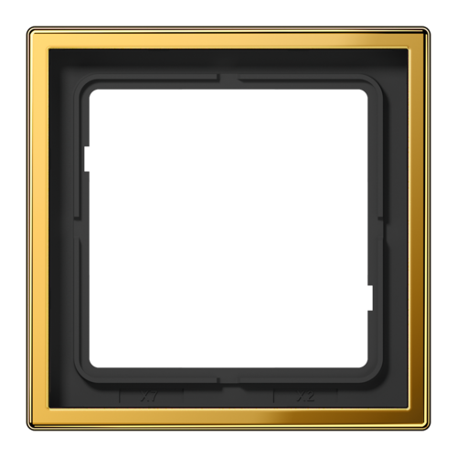 Рамка 1 пост JUNG LS METAL, золотой