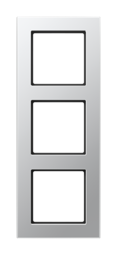 Рамка 3 поста JUNG A 550, алюминий