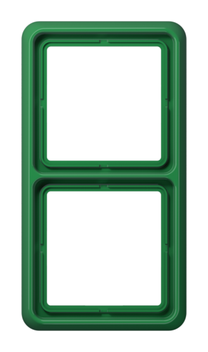 Рамка 2 поста JUNG CD 500, зеленый