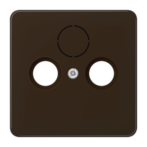 Накладка на розетку телевизионную JUNG CD 500, коричневый