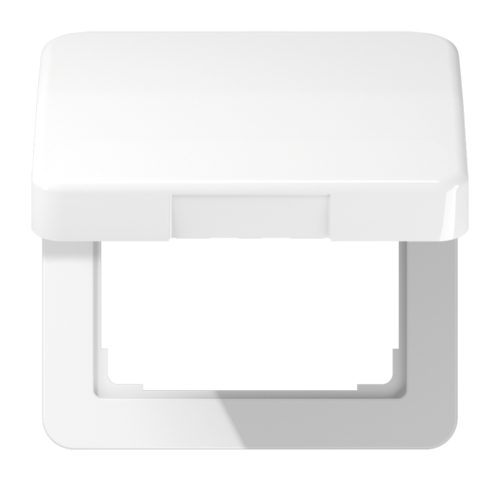 JUNG CD 500/CD plus Белая Крышка откидная для розеток и изделий 50х50