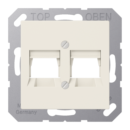 JUNG AS 500 Бежевая Накладка для модульных гнезд