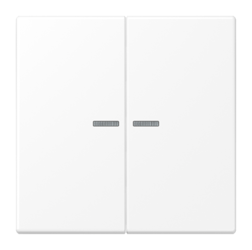 LS990 Клавиша 2-ная с 2-мя линзами, цвет Матовый белый