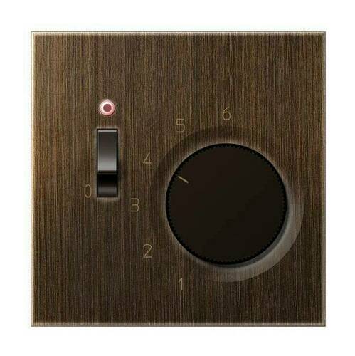 Терморегулятор Jung LS METAL, механический, античная латунь, TRME241AT