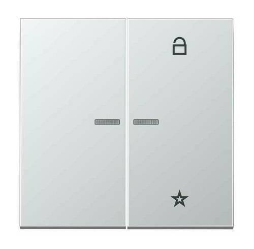 Накладка на жалюзийный выключатель Jung LS METAL, алюминий, AL1701