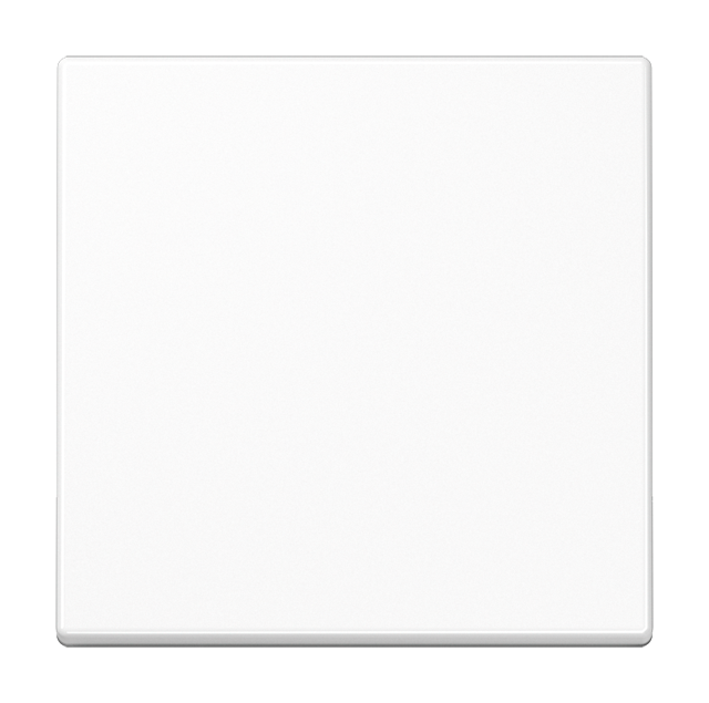 Клавиша для одинарного выключателя; белый матовый