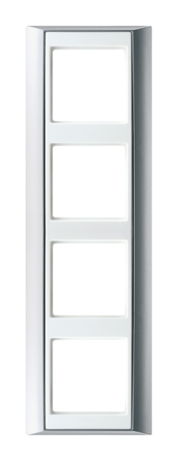 Рамка 4 поста JUNG A 500, алюминий