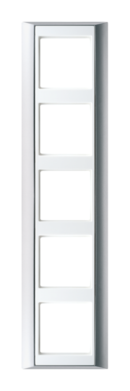 Рамка 5 постов JUNG A 500, алюминий