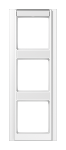 Рамка 3 поста JUNG A 500, вертикальная, белый