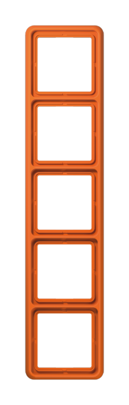 Рамка 5 постов JUNG CD, оранжевый