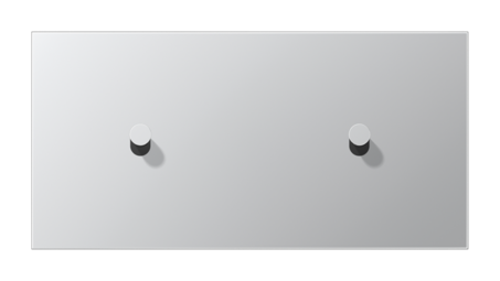 Накладка тумблера JUNG LS1912, алюминий