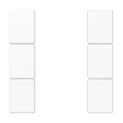 JUNG Белый Комплект накладок 3гр