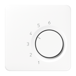 JUNG CD 500/CD plus Белая Накладка термостата комнатного (мех TR236U, TR246U)