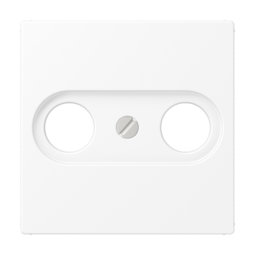 Крышка для TV-розетки цвет Матовый белый