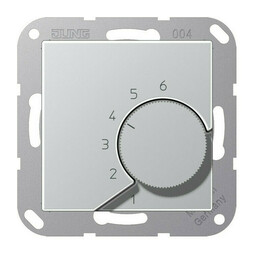 Терморегулятор Jung А-СЕРИЯ, механический, алюминий, TRA246AL