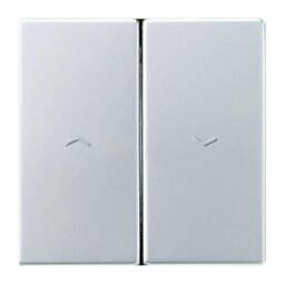 Накладка на жалюзийный выключатель Jung LS METAL, алюминий, AL2995PP