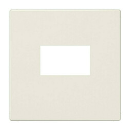 Накладка на USB-розетку Jung LS 990, скрытый монтаж, слоновая кость, LS1969USB